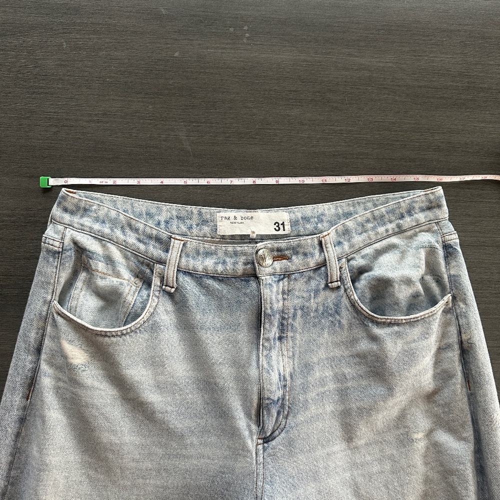 Rag & Bone "Sweatpants Jeans" - Size 31 Miramar Cotton Terry Wide Leg Pants - Picture 10 of 12